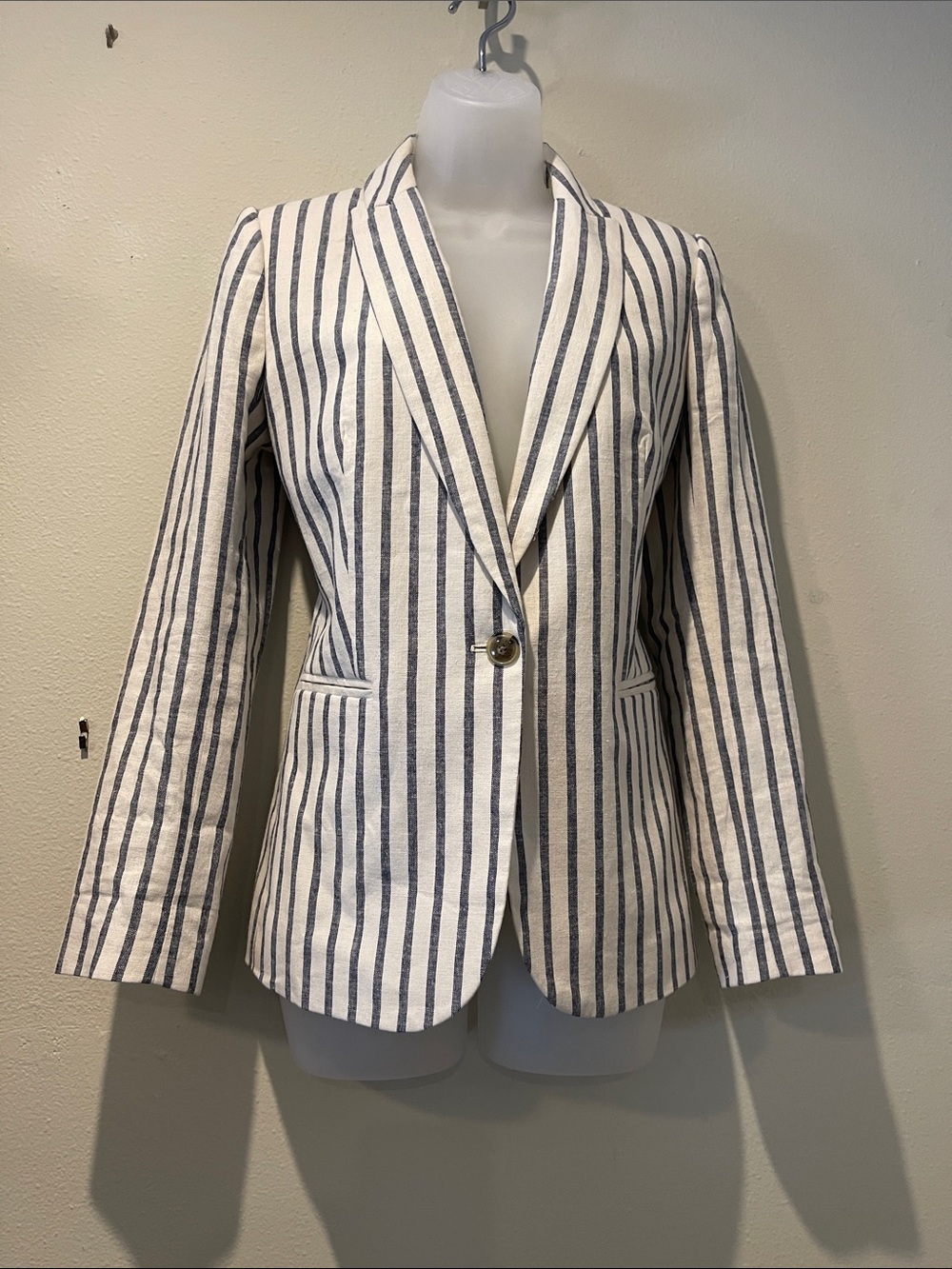 J. Crew cotton/linen lined Blazer 4